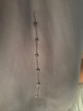 James Avery Silver Daisy Link Bracelet